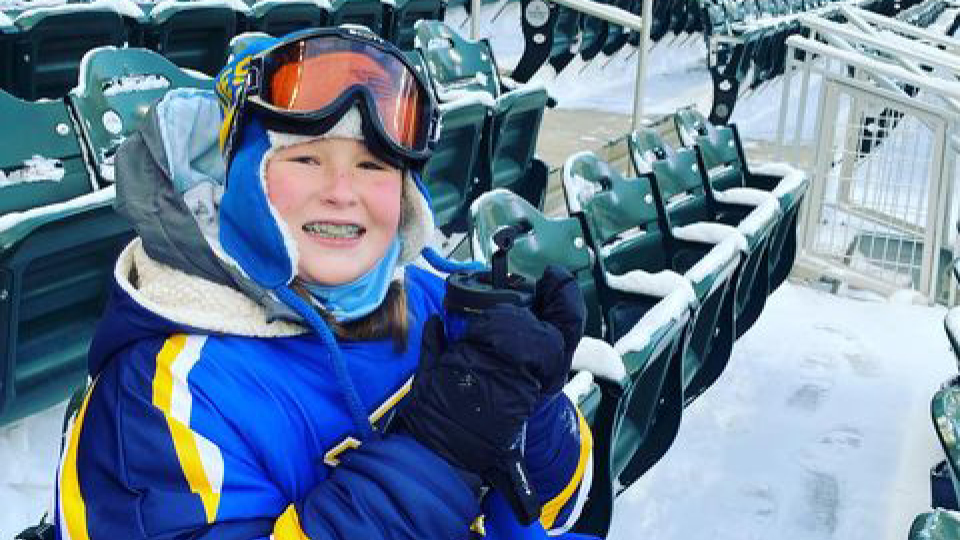 St. Louis Blues superfan Laila defeats rare blood disorder | NMDP